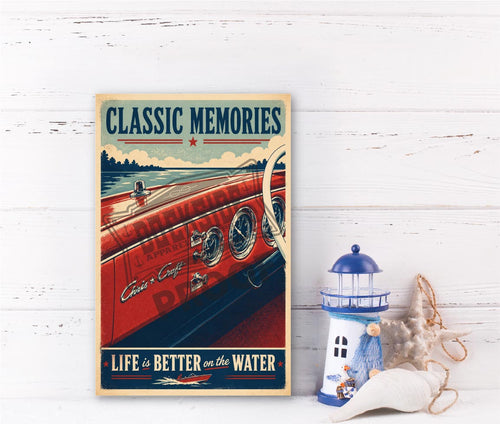 Classic Memories Vintage Poster