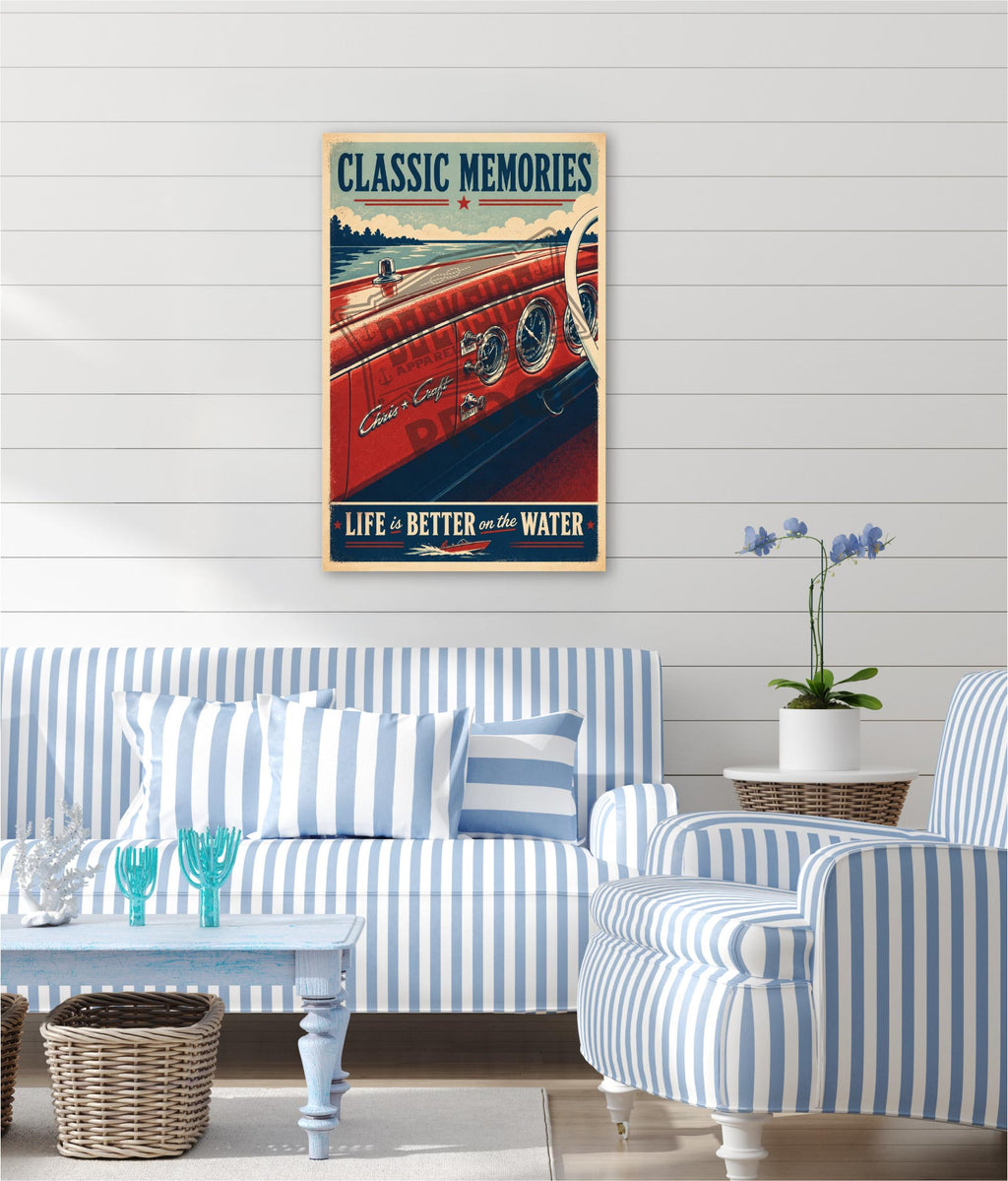Classic Memories Vintage Poster