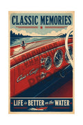 Classic Memories Vintage Poster