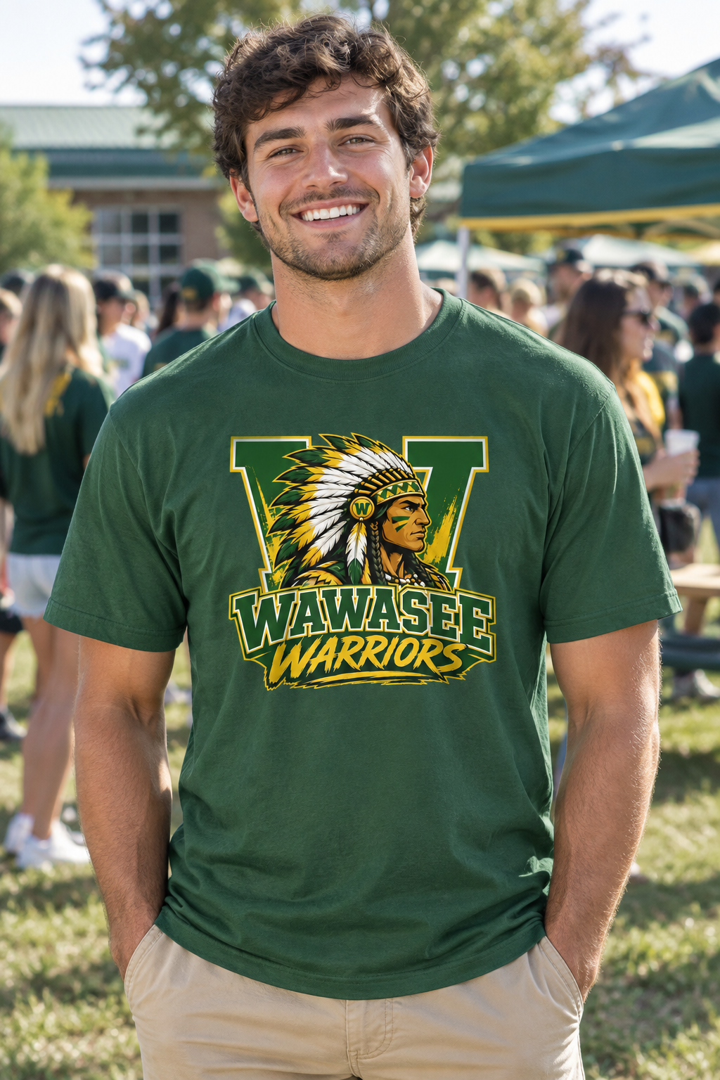 Chief W Mascot lifestyle photo