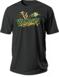 Wawasee Warrior Volleyball Mascot T-Shirt in Black