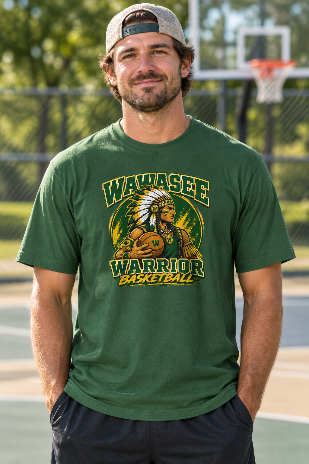 Warrior basketball lifestyle photo