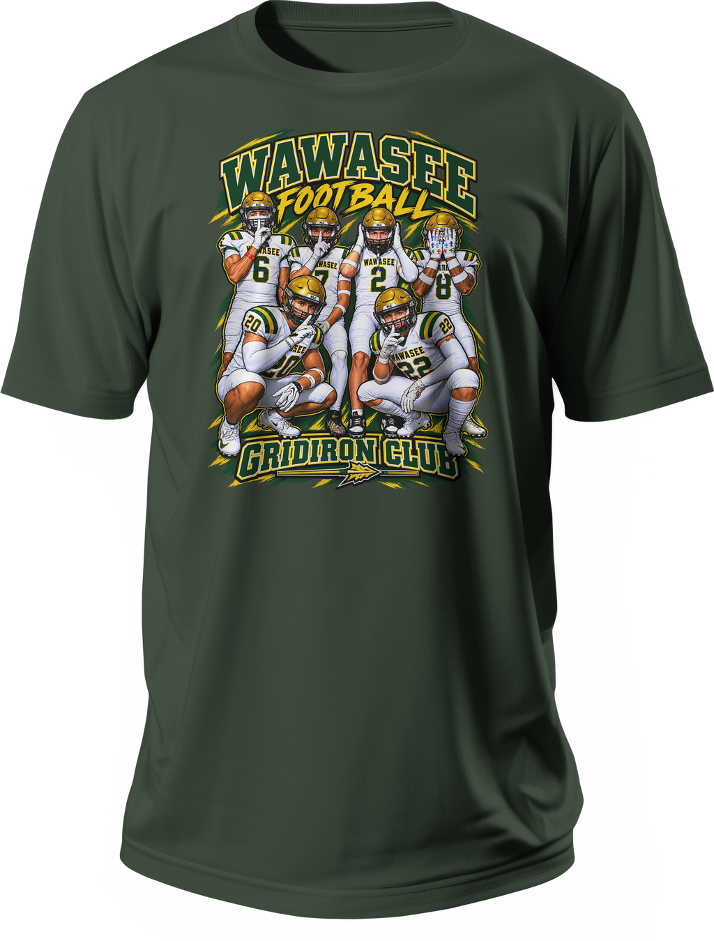 Wawasee Football Gridiron Club T-Shirt