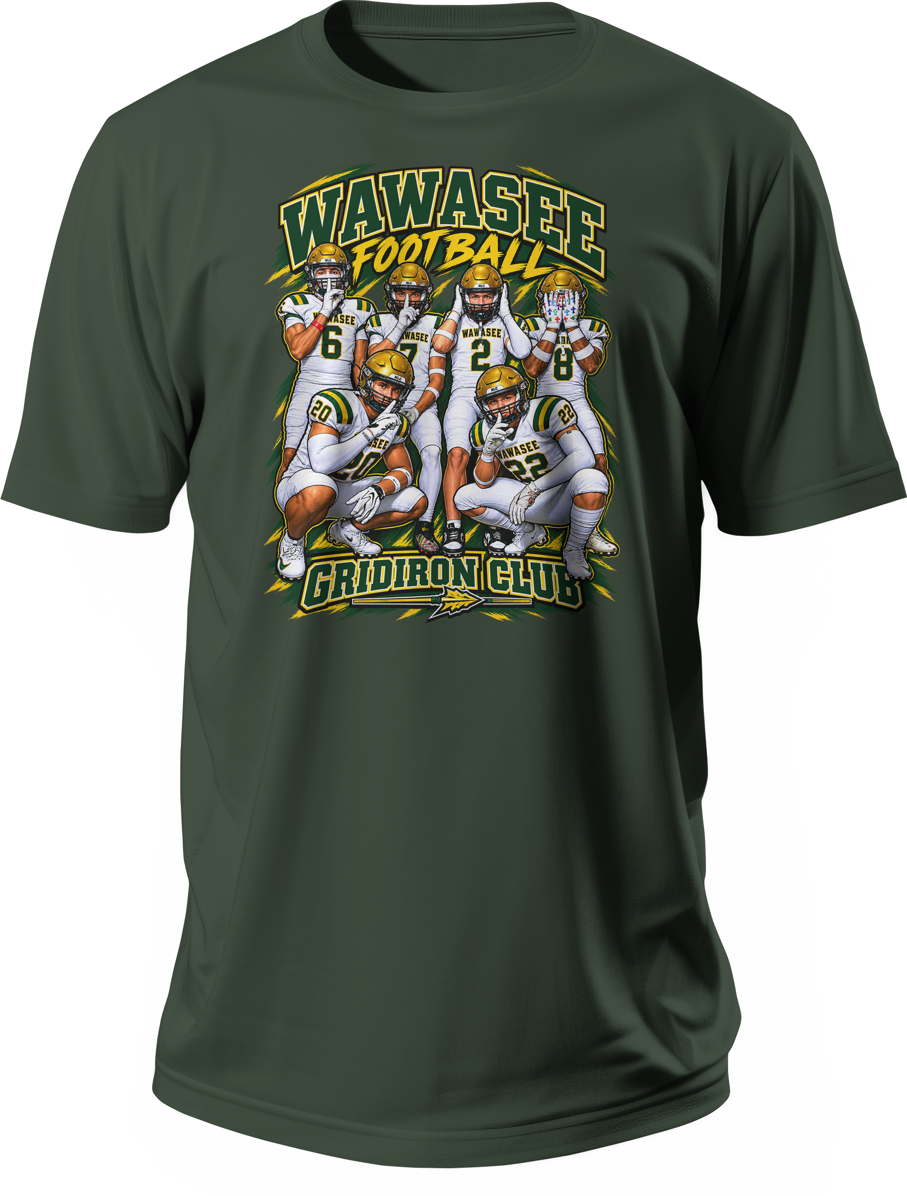 Wawasee Football Gridiron Club T-Shirt